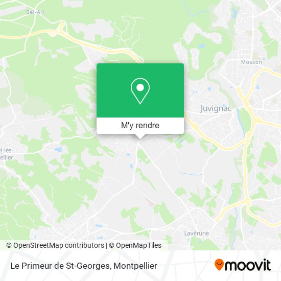 Le Primeur de St-Georges plan