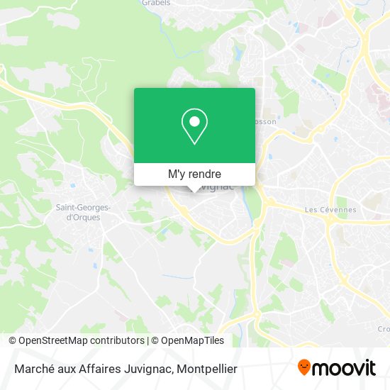 Marché aux Affaires Juvignac plan