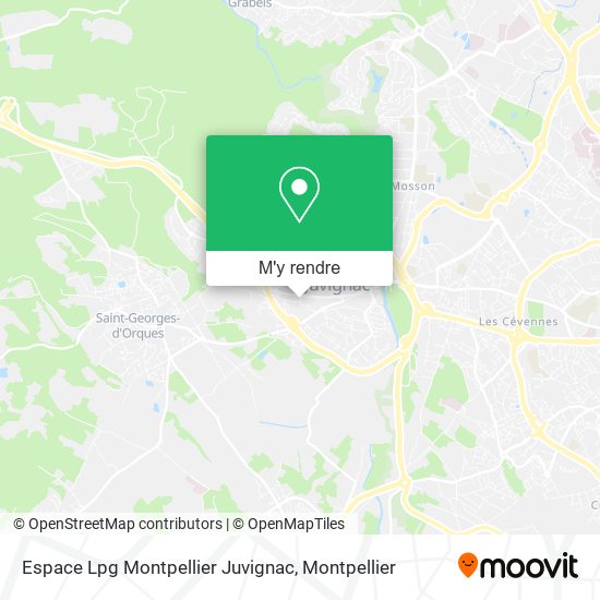Espace Lpg Montpellier Juvignac plan