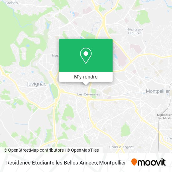 Résidence Étudiante les Belles Années plan