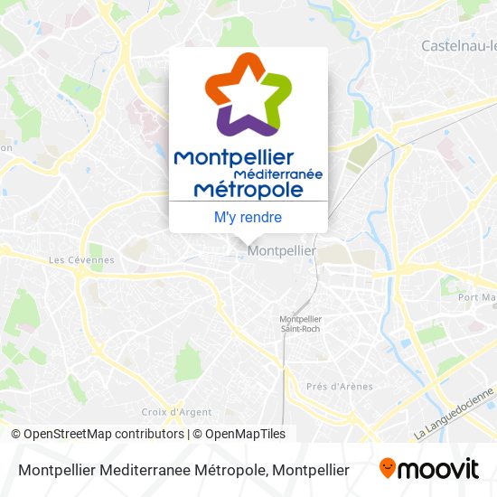 Montpellier Mediterranee Métropole plan