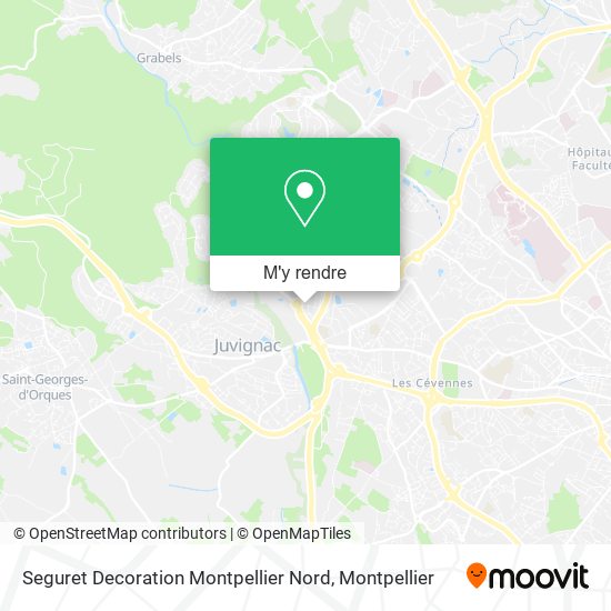 Seguret Decoration Montpellier Nord plan