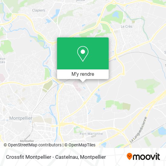 Crossfit Montpellier - Castelnau plan
