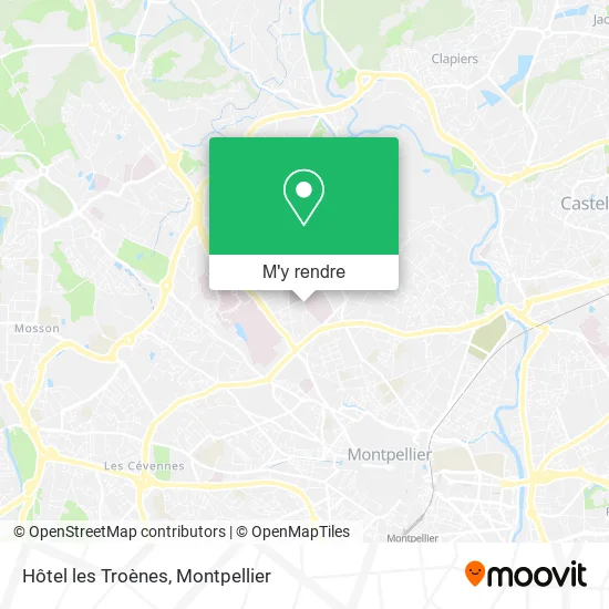 Hôtel les Troènes plan