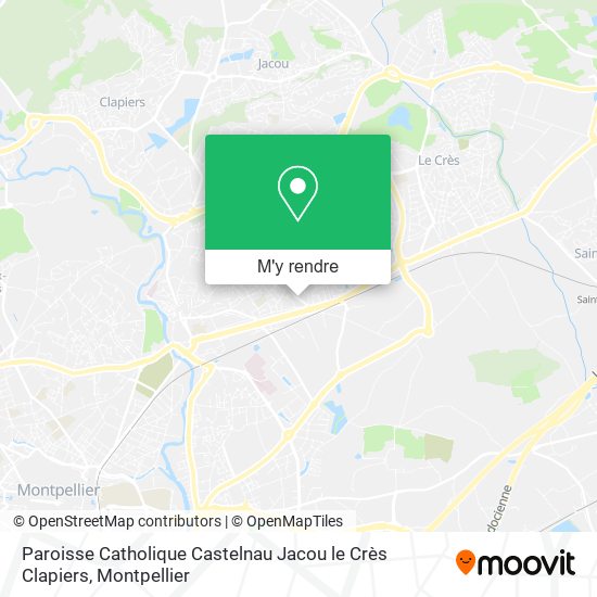 Paroisse Catholique Castelnau Jacou le Crès Clapiers plan