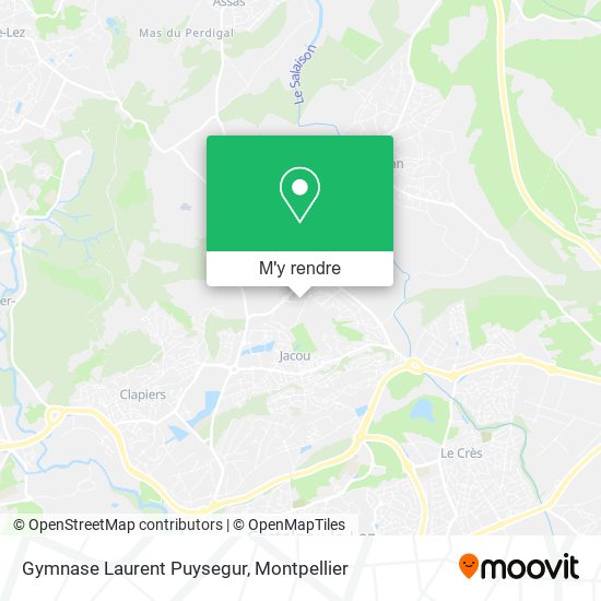 Gymnase Laurent Puysegur plan