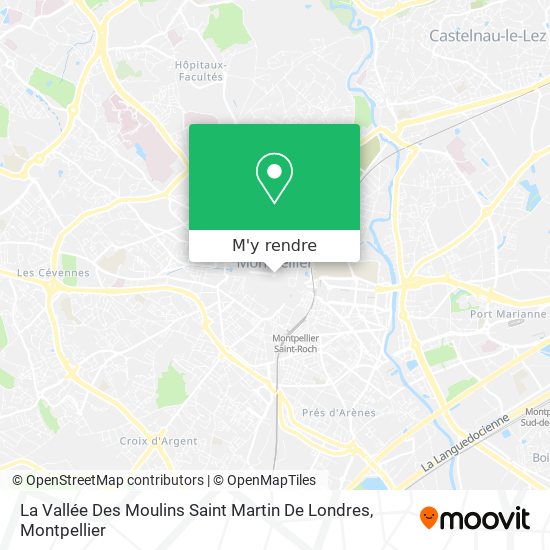 La Vallée Des Moulins Saint Martin De Londres plan