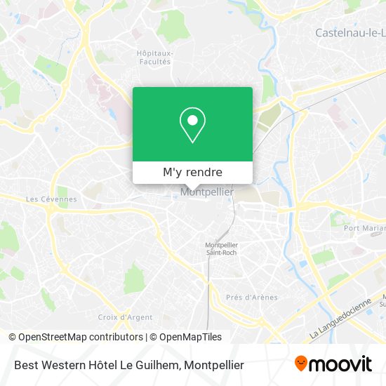 Best Western Hôtel Le Guilhem plan