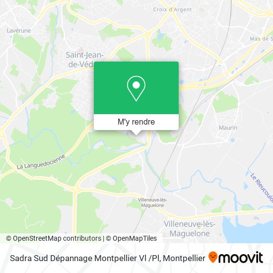 Sadra Sud Dépannage Montpellier Vl /Pl plan