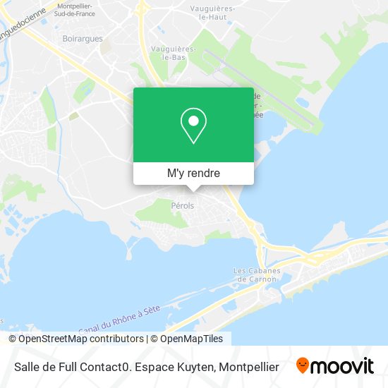 Salle de Full Contact0. Espace Kuyten plan