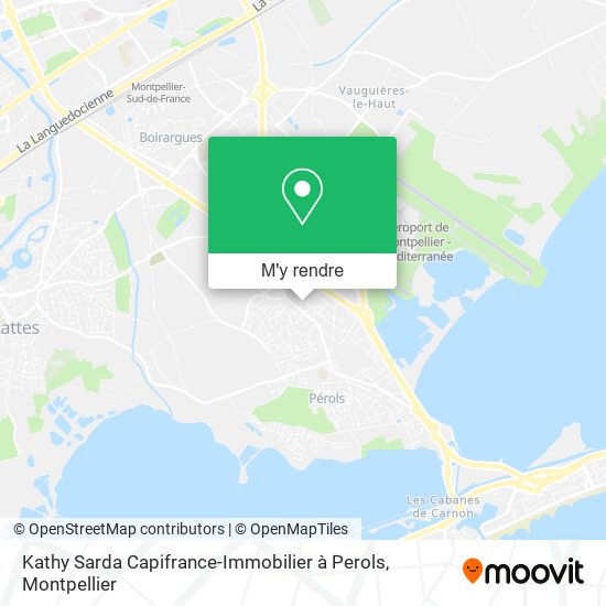 Kathy Sarda Capifrance-Immobilier à Perols plan