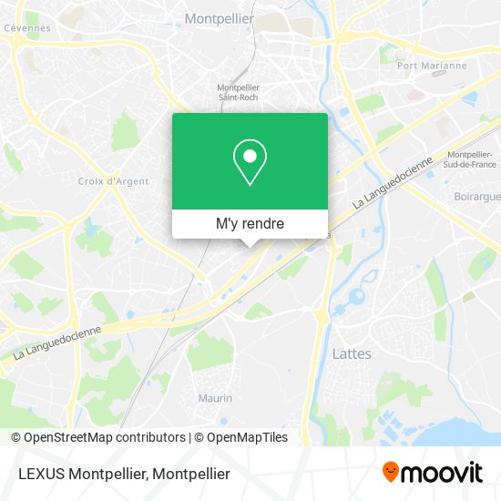 LEXUS Montpellier plan