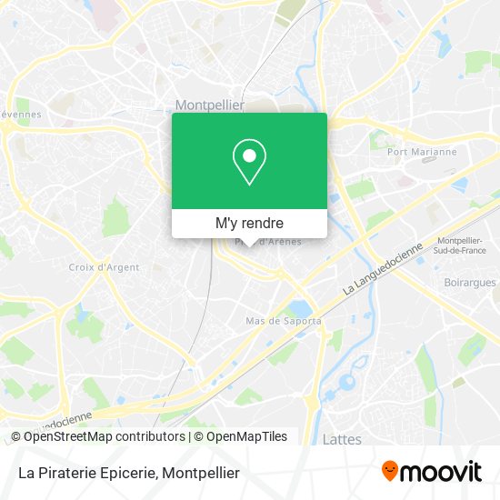 La Piraterie Epicerie plan