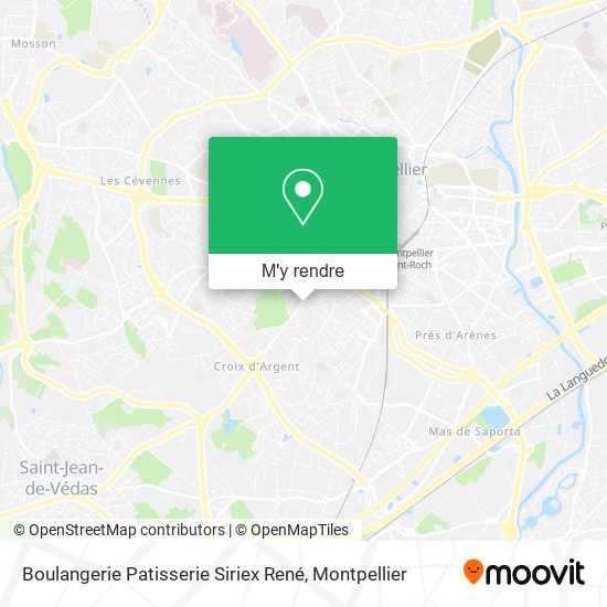 Boulangerie Patisserie Siriex René plan