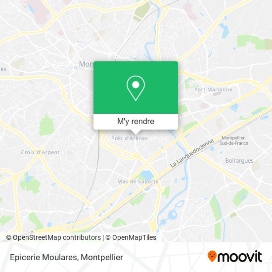 Epicerie Moulares plan