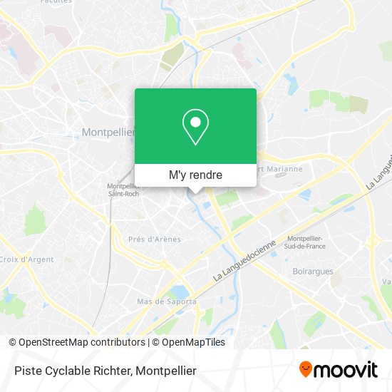 Piste Cyclable Richter plan