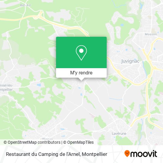 Restaurant du Camping de l'Arnel plan
