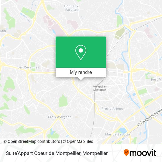 Suite'Appart Coeur de Montpellier plan