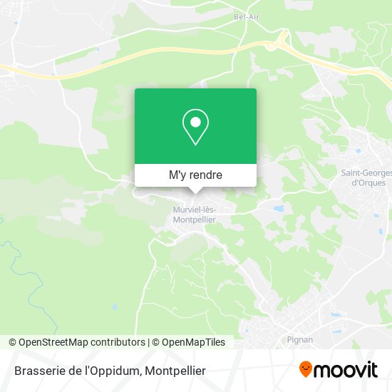 Brasserie de l'Oppidum plan