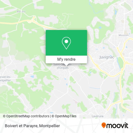 Boivert et Parayre plan