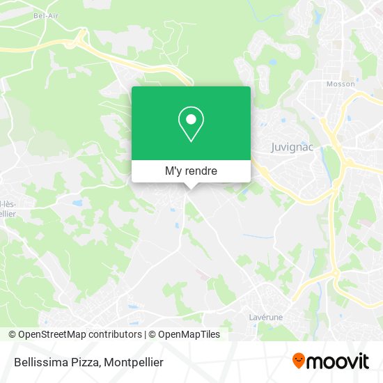 Bellissima Pizza plan