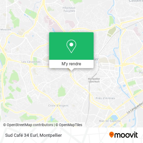 Sud Café 34 Eurl plan