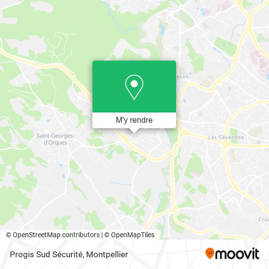 Progis Sud Sécurité plan