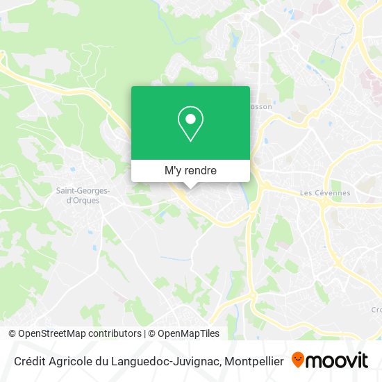 Crédit Agricole du Languedoc-Juvignac plan