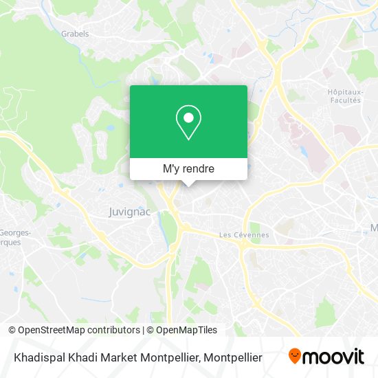 Khadispal Khadi Market Montpellier plan