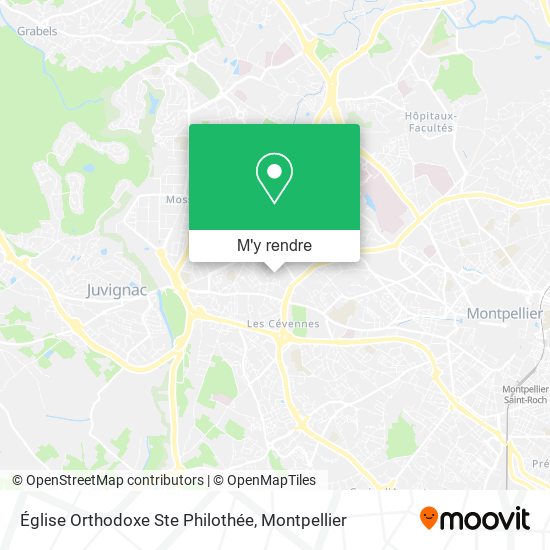 Église Orthodoxe Ste Philothée plan