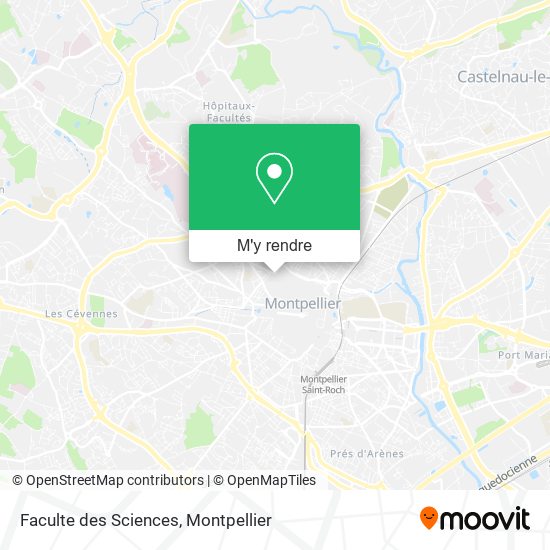 Faculte des Sciences plan