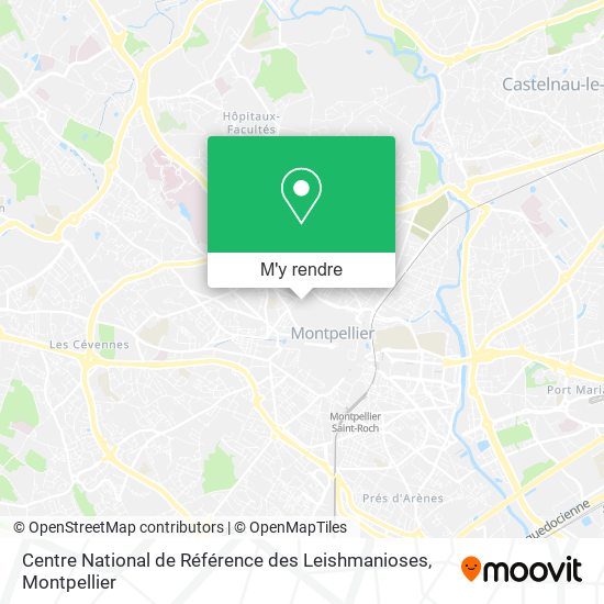 Centre National de Référence des Leishmanioses plan