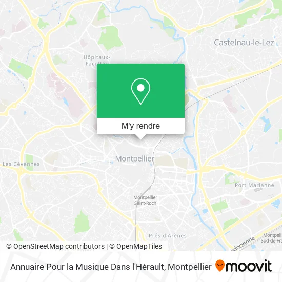 Annuaire Pour la Musique Dans l'Hérault plan