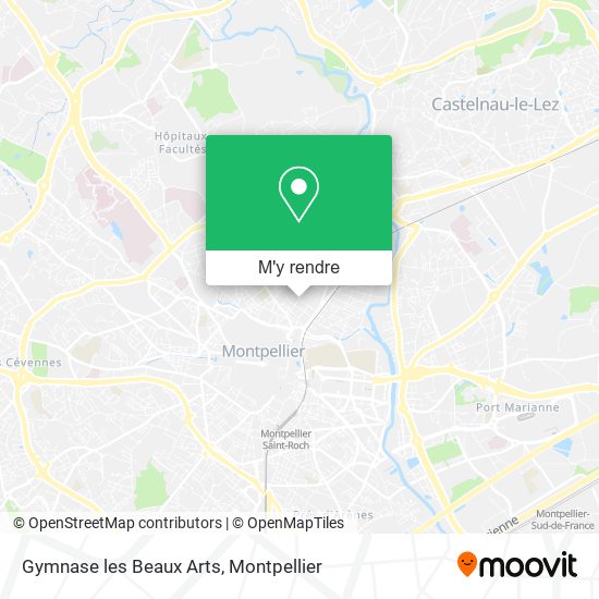 Gymnase les Beaux Arts plan