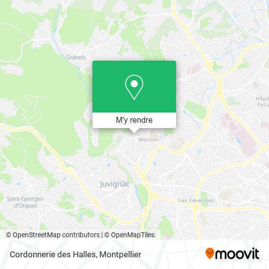 Cordonnerie des Halles plan