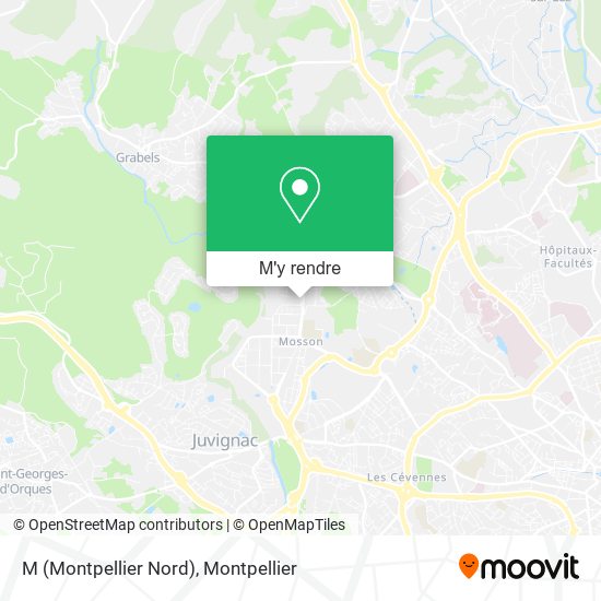 M (Montpellier Nord) plan