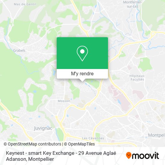 Keynest - smart Key Exchange - 29 Avenue Aglaé Adanson plan