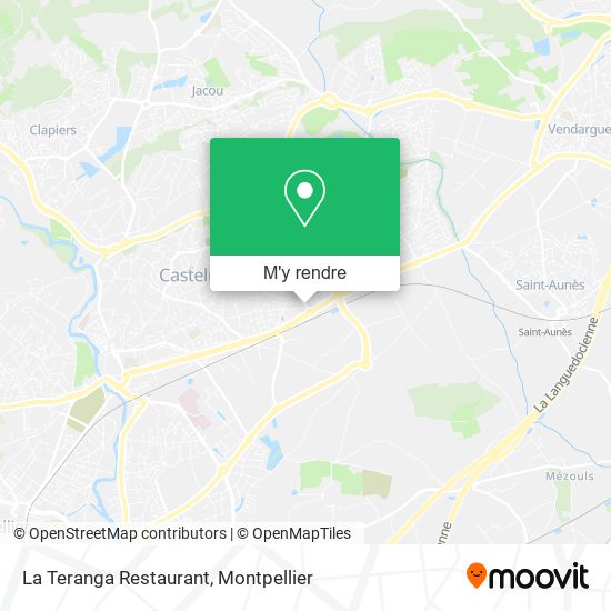 La Teranga Restaurant plan