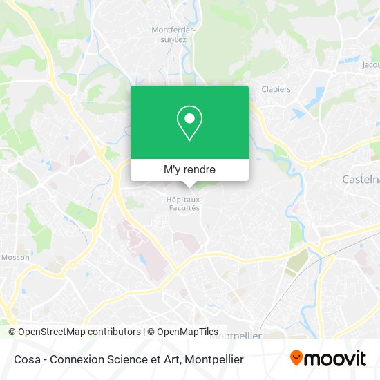 Cosa - Connexion Science et Art plan