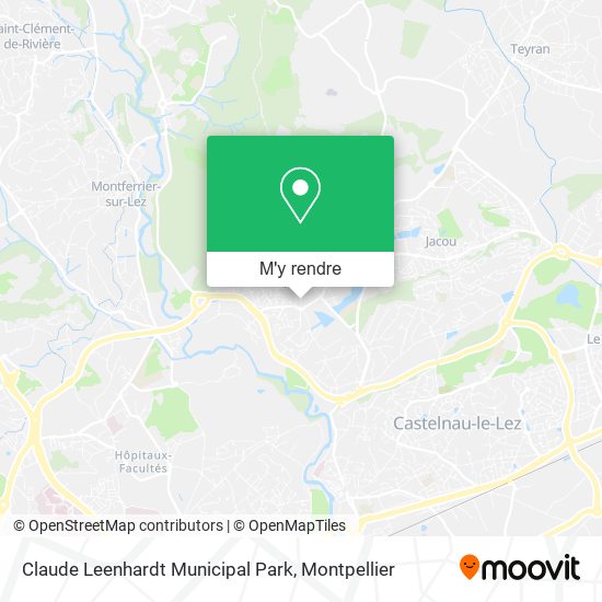 Claude Leenhardt Municipal Park plan