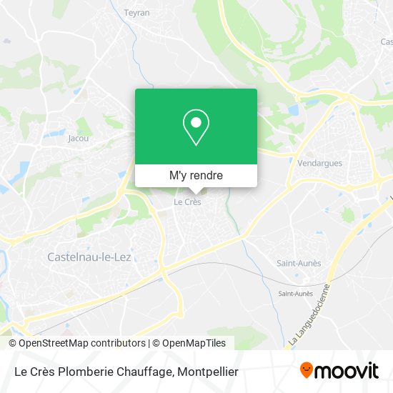 Le Crès Plomberie Chauffage plan