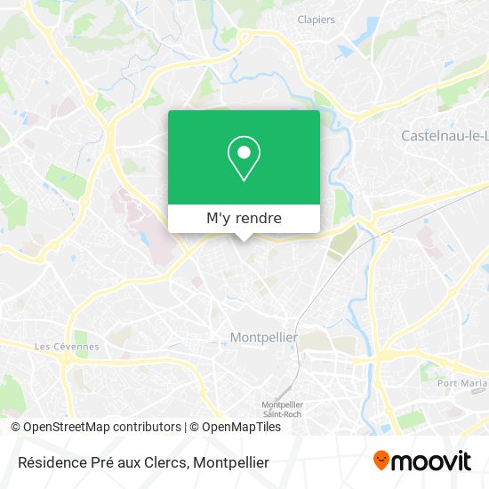 Résidence Pré aux Clercs plan