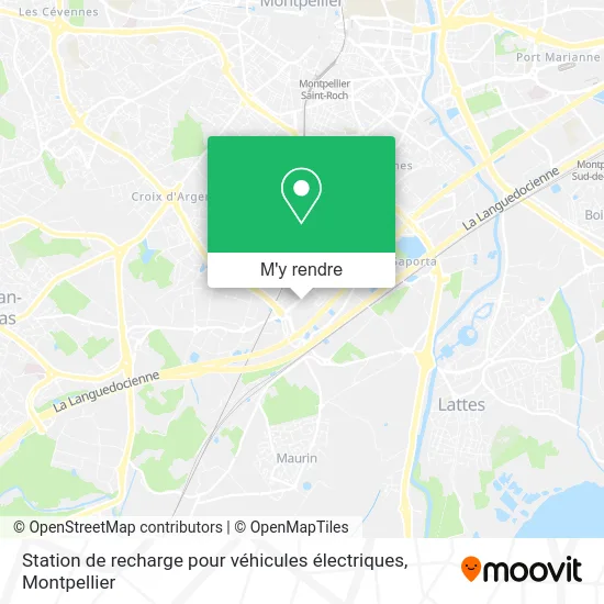 Station de recharge pour véhicules électriques plan