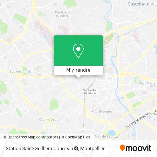 Station Saint-Guilhem Courreau ➍ plan