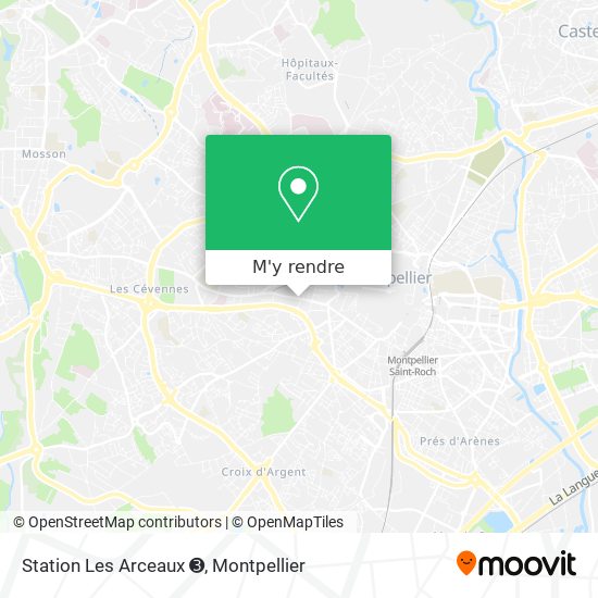 Station Les Arceaux ➌ plan