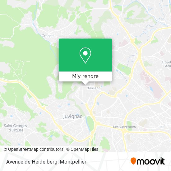 Avenue de Heidelberg plan
