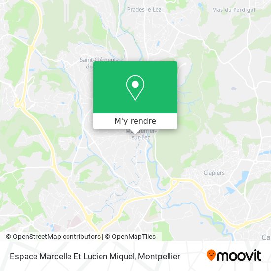 Espace Marcelle Et Lucien Miquel plan
