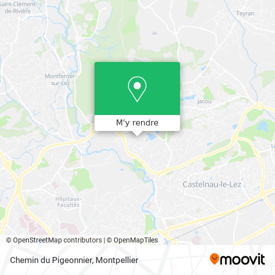 Chemin du Pigeonnier plan