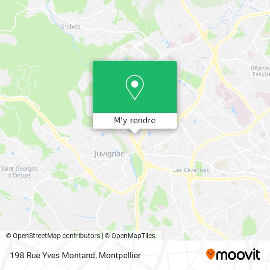 198 Rue Yves Montand plan