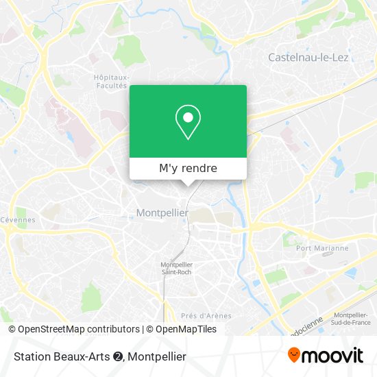 Station Beaux-Arts ➋ plan